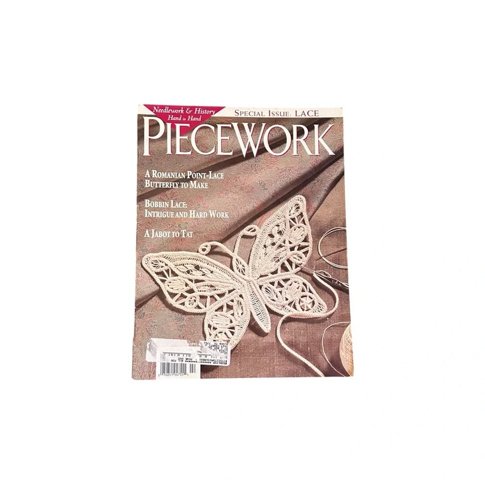 Piecework Magazine Complete Year 2001 Lot of 6 Vintage Knitting Needlework Art